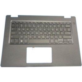 Dell Teclado Original Retroiluminado Inglés-Internacional 80 Teclas para Dell Latitude 3490, con Reposamanos, sin Lector de Huellas