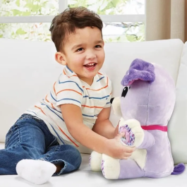 Vtech Violeta, mi amigo Magic Paws - Peluche Interactivo para Aprender - Idioma Francés