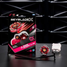 Hasbro BEYBLADE X Reaper Incendio T 4-70K G1678 Top y Lanzador de Metal - Juego en Español, Alemán, Francés, Inglés para +8 Años