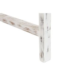 DKD Home Decor Mesa Comedor Plegable Vintage 2c24 Blanco 90 x 76 x 180 cm