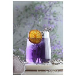 Lav Set 6 Vasos de Cristal Colección Terra 590 ml: Ideal para Agua o Refrescos, Diseño Moderno y Resistente para Uso Diario (8 Cajas)