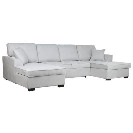Sofa Cama Moderno DKD Home Decor Gris 154 x 92 x 298 cm Sofa Cama Moderno DKD Home Decor Gris 154 x 92 x 298 cm