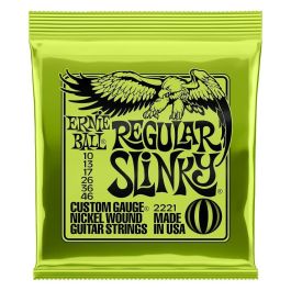 Ernie Ball Juego de Cuerdas Eléctrica Slinky Regular 10-46