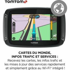 TomTom TTRIDER550 GPS para motocicleta RIDER 550 4,3 pulgadas, mapa mundial, TomTom Traffic, alertas zonas peligro, manos libres TomTom TTRIDER550 GPS para motocicleta RIDER 550 4,3 pulgadas, mapa mundial, TomTom Traffic, alertas zonas peligro, manos libres