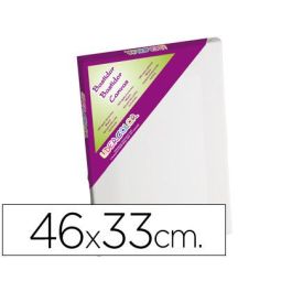 Bastidor Lidercolor 8P Lienzo Grapado Lateral Algodon 100% Marco Pawlonia 1,8x3,8 cm Bordes Madera 46x33 cm