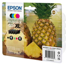 EPSON Cartucho 4 colores Multipack 604XL XP-2200, WF-2910DWF Piña