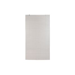 DKD Home Decor Estor Oriental Enrollable para Puerta Blanco Bambú/Poliéster 2 x 230 x 120 cm