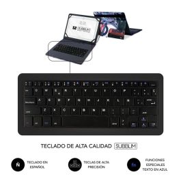 SUBBLIM funda de tablet con teclado usb KEYTAB USB 10,1" England SUBBLIM funda de tablet con teclado usb KEYTAB USB 10,1" England
