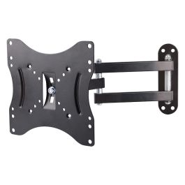 Edm Soporte universal TV 23-42 pulgadas 25kg, brazo articulado, inclinación -15°/+15°, giro 180°, VESA 200x200mm