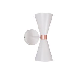 SKD-W1009 Aplique de Pared Kosice con diseño retro y elegante para bombilla LED E27. Ideal para comedor, dormitorio, sala de estar.