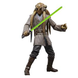 Hasbro Star Wars The Black Series Figura de Acción Coleccionable Kit Fisto de La Venganza de los Sith, 15 cm