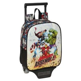 Mochila Escolar con Ruedas The Avengers Forever Multicolor 22 x 27 x 10 cm