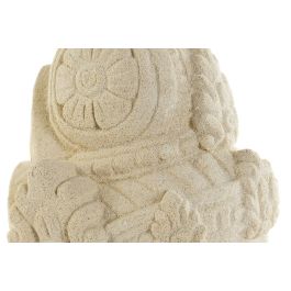 DKD Home Decor Figura Busto Deidad Javanesa Sob Crudo Marron Cemento 17 x 37 x 21 cm