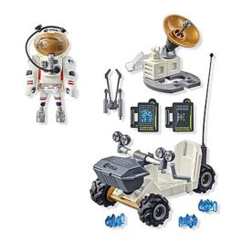 Playmobil Starter Pack Misión Espacial 71734 Juguete Astronauta Explora Luna Vehículo Intergaláctico +4 Años