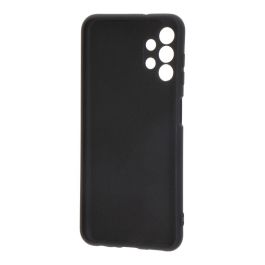 Carcasa negra de plástico soft touch para samsung a13 4 g