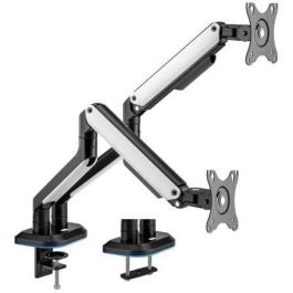 AISENS - SOPORTE DE MESA RGB GAMING CONTRAPESO GIRATORIO E INCLINABLE PARA MONITOR/TV 9KG (3 PIVOTES, 2 BRAZOS) DE 17-32, NEGRO-BLANCO Precio: 53.58999976. SKU: B132SPSJQR