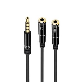 Ewent Cable Adaptador Audio Jack 3.5 mm EC1641 - 1x 3.5mm (4pin) Male a 2x 3.5mm (3pin) Female, 0.30m Precio: 6.50000021. SKU: B174RE9XL3