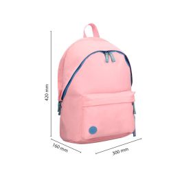 Mochila Antartik Basic Pack Con Bolsillo Para Portatil Rosa 20 L 300x160x420 mm