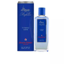 Alvarez Gomez Agua de Perfume Sr Titanio Masculina Notas Frescas Florales Amaderadas Fragancia Versátil para Uso Diario u Ocasiones Especiales