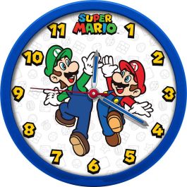 KIDS LICENSING Reloj de pared Super Mario Bros - 25cm