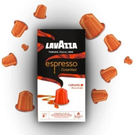 Lavazza Cápsulas Espresso Gourmet Caramel para Cafeteras Nespresso - Caja de 10 unidades | 8686