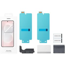 Samsung EF-US937 Protector de pantalla anti-reflejante para Galaxy S25 Edge - Anti-huellas, Transparente (2 unidades)