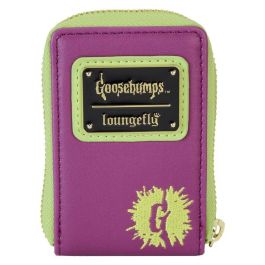 Loungefly Cartera Night of the Living Dummy Goosebumps Piel Vegana, Detalles en Relieve y Estampados