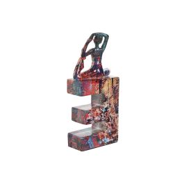 DKD Home Decor Figura Yoga Set de 4 Multicolor Resina 5 x 22 x 12.5 cm