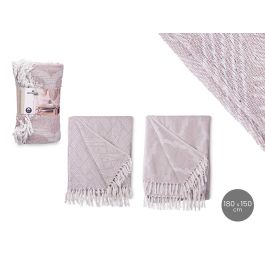 Multiuso Jacquard Gris 180 X 220 Cm Surtidos Giftdecor (8 Unidades)