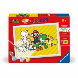 Ravensburger 25529 CreArt Kids - Kit de Pintura por Números de Super Mario, 18 x 24 cm