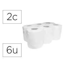 Dahi Papel Secamanos 2 Capas Celulosa Gofrada Virgen 195 mm x 145 mt Paquete de 6 Rollos Precio: 28.49999999. SKU: B143HP3867