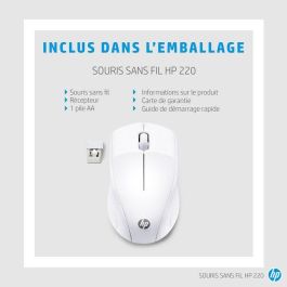 HP Ratón Inalámbrico 220 (Blanco Nieve)