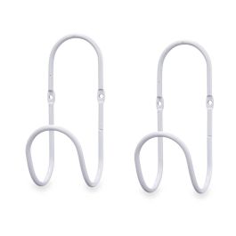 Set 2 Perchas Aro Blanco Giftdecor - Metal 6x15.5x7 cm (6 Unidades) Set 2 Perchas Aro Blanco Giftdecor - Metal 6x15.5x7 cm (6 Unidades)