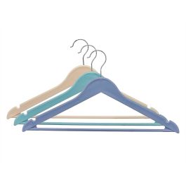 Set 3 Perchas Plastico 3 Colores Surtido Kipit 42X22CM (24 Unidades) Set 3 Perchas Plastico 3 Colores Surtido Kipit 42X22CM (24 Unidades)