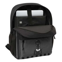 Mochila Escolar Wednesday Negro 32 x 43 x 14 cm