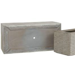 Jardinera Terraza Y Jardin DKD Home Decor Beige 37.5 x 37.5 x 74.5 cm Set de 3 Jardinera Terraza Y Jardin DKD Home Decor Beige 37.5 x 37.5 x 74.5 cm Set de 3