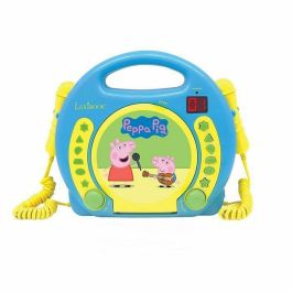 Lexibook Peppa Pig Reproductor CD Karaoke para Niñas con 2 Micrófonos, Pantalla LED, Asa Portátil y Funciona a Pilas Precio: 60.69000025. SKU: S7122533