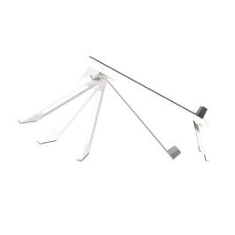 Fellowes Soporte Elevador Portátil I-Spire Blanco 8210101 Gris Ajustable Plegable para Pantallas de hasta 17 Pulgadas