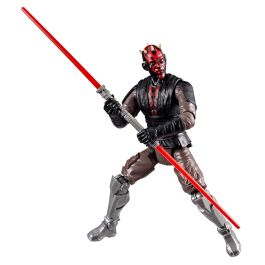 Hasbro Star Wars Titan Series Figura de Acción Darth Maul 30 cm G2687 con Sable de Luz Doble Rojo - Juguete Coleccionable