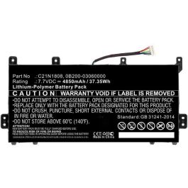 CoreParts Laptop Battery for Asus 37.35Wh Li-Polymer 7.7V 4850mAh for Asus C423, C423NA, C423NA-0031AN4200 Precio: 62.50000053. SKU: B1F4VSP6ZV
