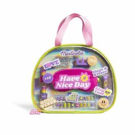 Bolso de belleza martinelia super girl. incluye uñas postizas,esmaltes,pegatinas,separador de dedos y brillo de labios.