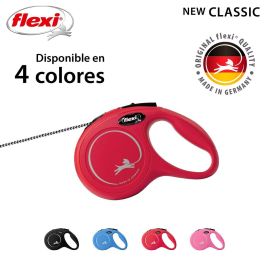 Flexi Correa New Classic XS Cordón 3M Rojo para Perros Pequeños