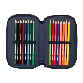 Portatodo Safta New edition Azul marino 12,5 x 19,5 x 5,5 cm 37 Piezas