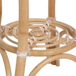 Mesa auxiliar 50 x 50 x 67 cm Natural Beige Ratán Mesa auxiliar 50 x 50 x 67 cm Natural Beige Ratán