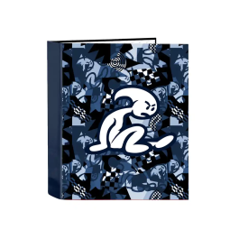 Safta Carpeta Cartón Folio 4 Anillas Lomo Ancho El Niño Navy Precio: 13.50000025. SKU: B14PD25K78