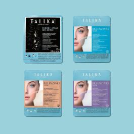 Talika BIO ENZYMES anti aging mask - Mascarilla Facial Antiedad, Antiarrugas e Iluminadora con Bio-Celulosa, Colágeno y Ácido Hialurónico 20 g
