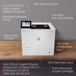 HP Impresora laser monocrono laserJet Enterprise M611dn
