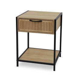 Mesa Auxiliar Nashville Versa 40x40x53 cm - Madera MDF y Metal Precio: 47.49999958. SKU: B1HTRE6XJE