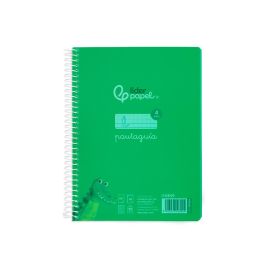 Cuaderno Espiral Liderpapel A5 Pautaguia Tapa Plastico 80H 90 gr Cuadro Pautado 4 mm Con Margen Color Verde Cuaderno Espiral Liderpapel A5 Pautaguia Tapa Plastico 80H 90 gr Cuadro Pautado 4 mm Con Margen Color Verde