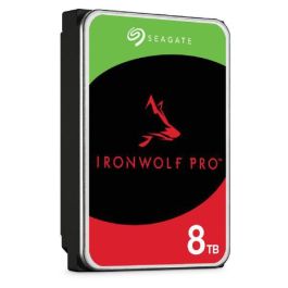 Seagate IronWolf Pro 8 TB SATA 6Gb/s Disco Duro Interno 24/7 para NAS y RAID Empresarial con 5 Años Garantía y Rescue Data Recovery